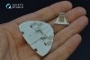 Quinta Studio QD32069 Me 262A 3D-Printed & coloured Interior on decal paper (Revell) 1/32